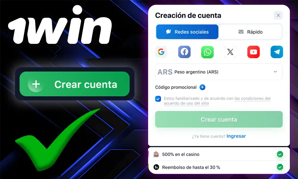 Crear cuenta y empezar ya