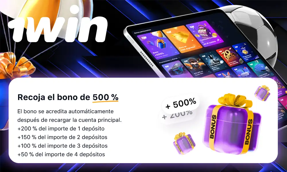 1Win bonos en deportes