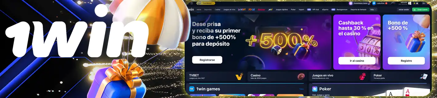 Bono 500% con fichas