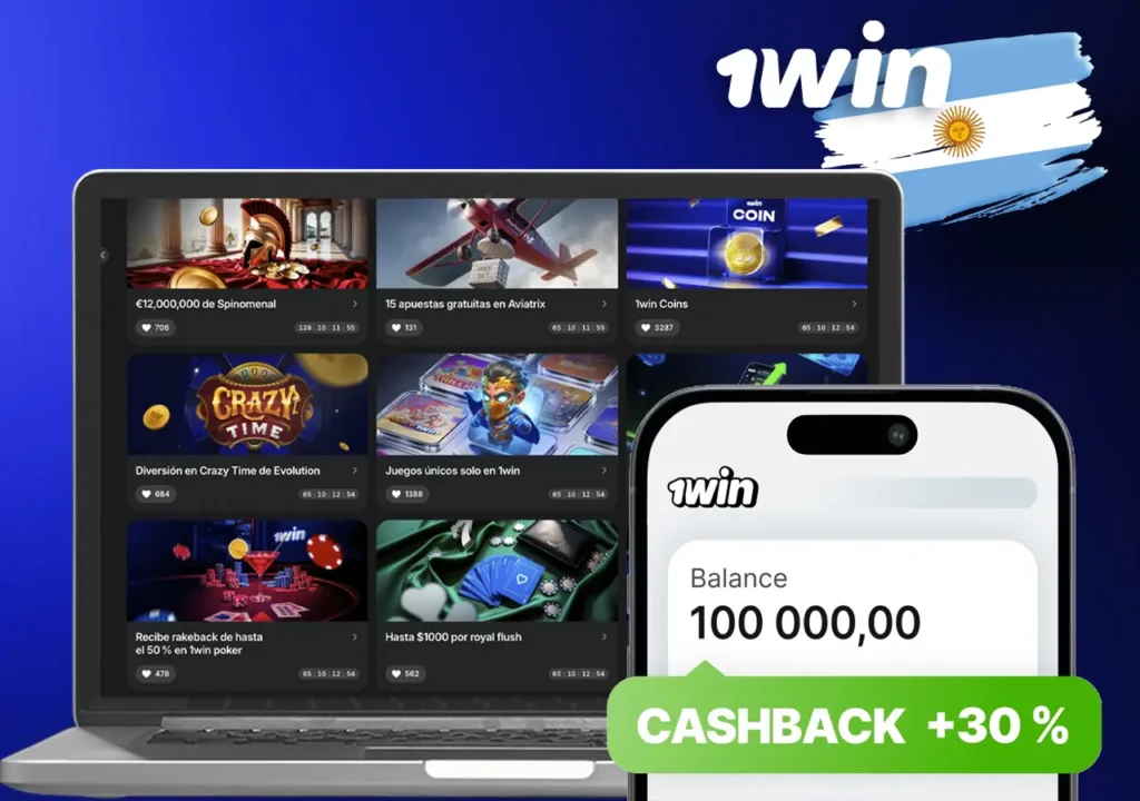 Bonos del casino 1Win Argentina