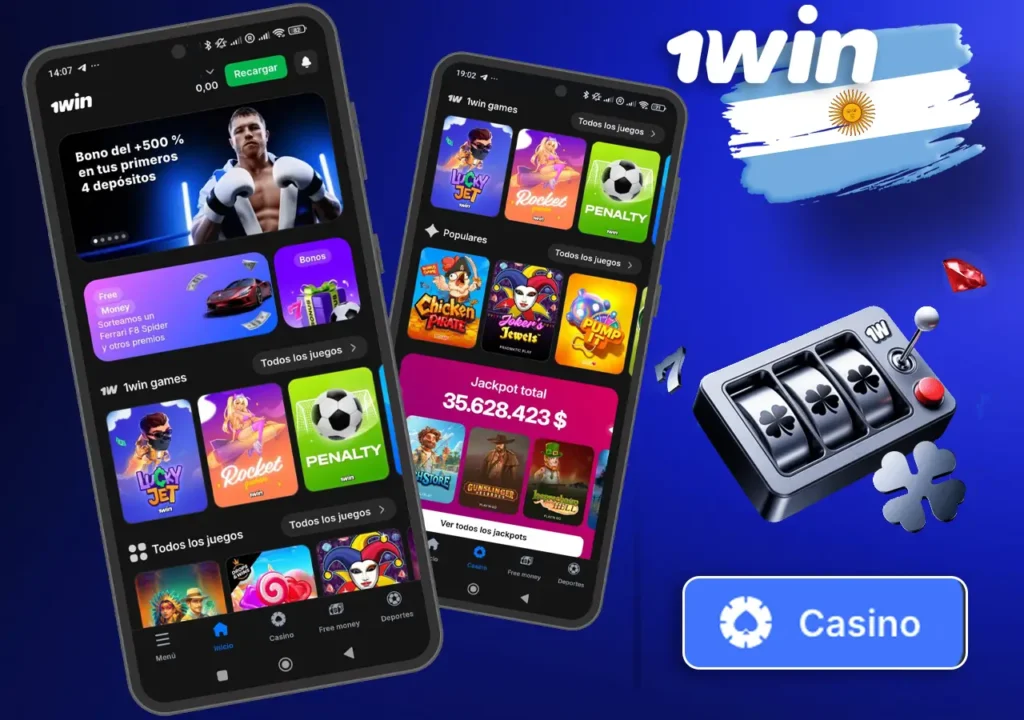 La app 1win casino app