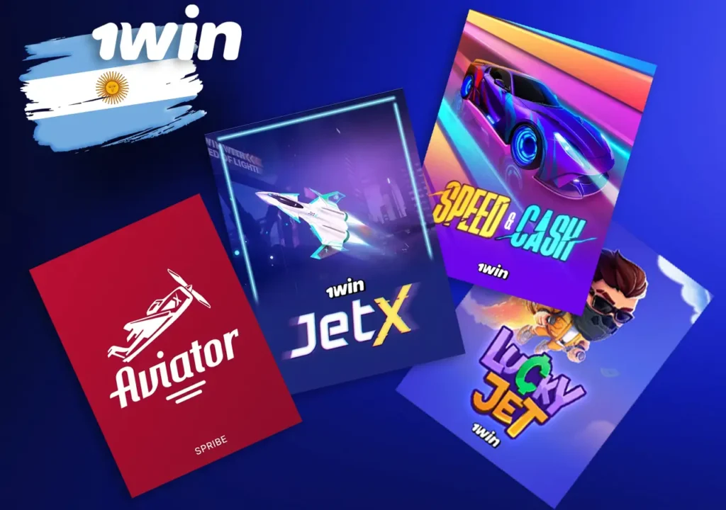 Juegos Crash en casino 1Win